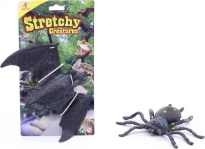 Produktbild von Johntoy 26705 - Stretchy Tier Spinne / Fledermaus sortiert