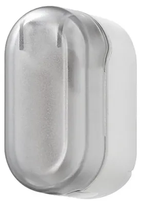 Produktbild von INF Wand-Zahnbürstenhalter 2er-Set – Bohrfreie Montage, staubdichte Klappe, ABS Weiß