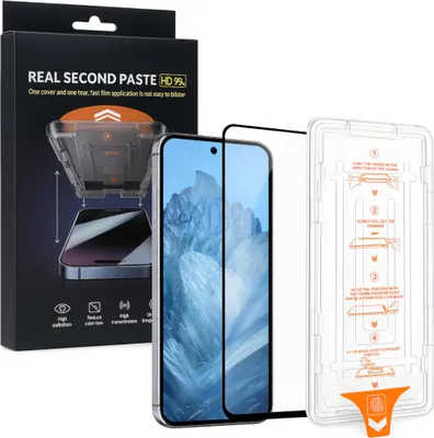 Obrázok produktu pre Ochranné sklo SnapFit pre Google Pixel 9 / 9 Pro s inštalačnou pomôckou Premium H9