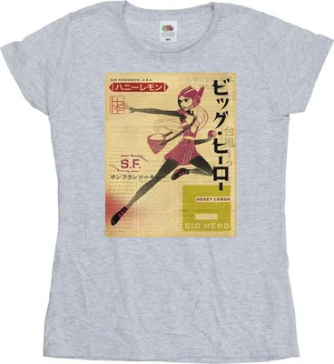 Produktbild von Disney - "Big Hero 6" T-Shirt für Damen BI13109 (S) (Grau)