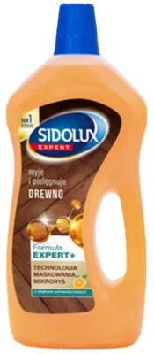 Zdjęcie produktu dla Sidolux Expert myje i pielęgnuje drewno z olejkiem pomarańczowym 750ml