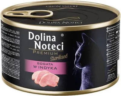 Produktbild von DOLINA NOTECI Premium Sterilised Rich in turkey - nassfutter für Katzen - 185g