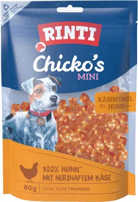 Immagine prodotto di Rinti Chicko Mini Cubetti di Formaggio Pollo 12 x 80 g