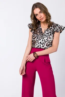 Produktbild von Stylove Damenbluse Imate S344 leopard XL