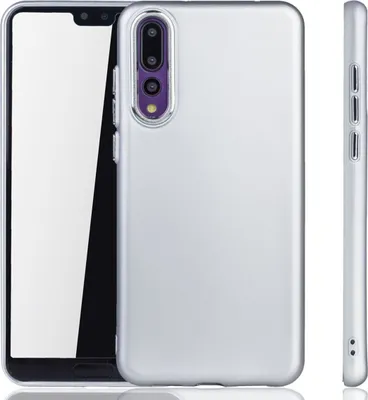Produktbild von Huawei P20 Pro Hülle - Handyhülle für Huawei P20 Pro - Handy Case in Silber