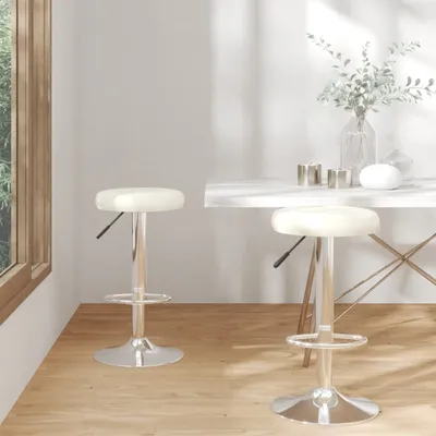 Immagine prodotto di Maison Exclusive - 2 sgabelli da bar in ecopelle color crema