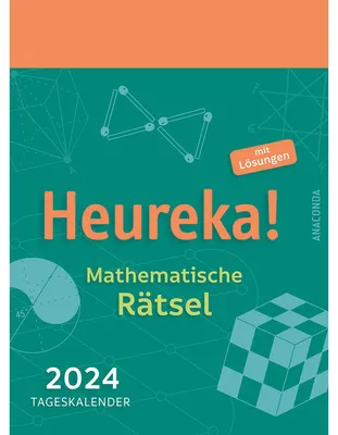 Immagine prodotto di Heureka! Mathematische Rätsel 2024: Tageskalender mit Lösungen