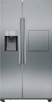 Produktbild von Siemens iQ500 KA93GAIEP, Freistehend, Amerikanische Tür, Edelstahl, Glas, 560 l, SN-T