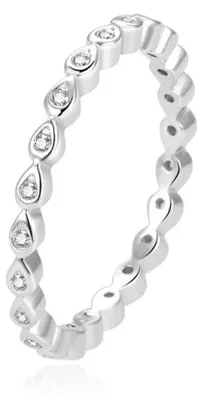 Produktbild von Glittering silver ring AGG371L - Circuit: 56 mm