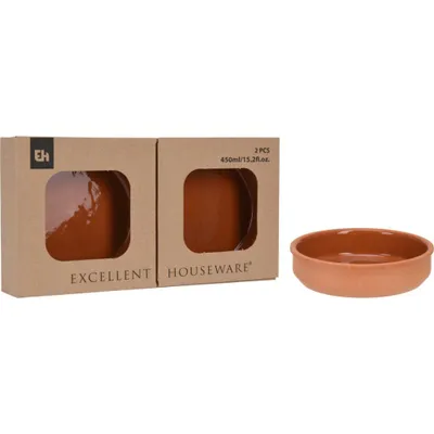 Produktbild von Excellent Houseware Terracotta Tapasschalen 2 Stuks