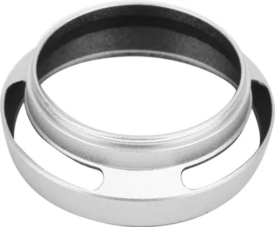 Produktbild von Universeller tragbarer hohler Kamera-Gegenlichtblende-Schirm aus Aluminiumlegierung, silberfarben, 58 mm
