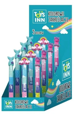 Produktbild von Mehrfarbiger Marker mit 5-in-1 Funktion für kreatives Gestalten und Markieren