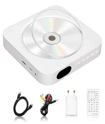 Zdjęcie produktu dla Odtwarzacz dvd cd bluetooth radio fm hi fi montaż ściana pilot zdalny