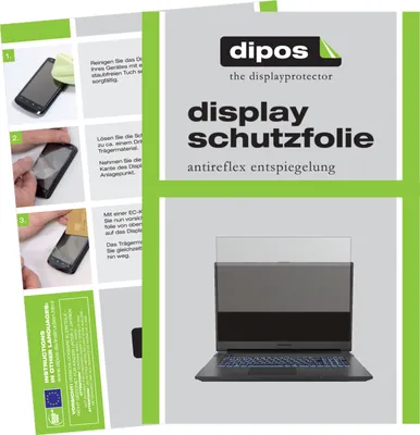 Produktbild von 2x Schutzfolie für Medion Erazer Guardian X10 matt Displayschutzfolie Folie Display Schutz dipos