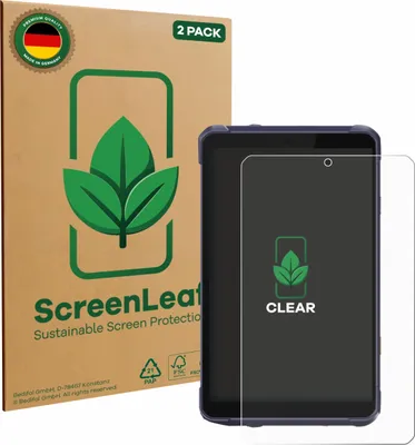 Produktbild von 2x ScreenLeaf Schutzfolie für CHCNAV LT800 nachhaltiger Displayschutz Display Schutz Folie Klar Transparent