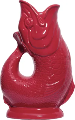 Produktbild von Gluckigluck Wasserkaraffe mit Gluckergeräusch, handgefertigt, ikonisches Design, Farbe:Beerenrot, Fassungsvermögen:1,2 L