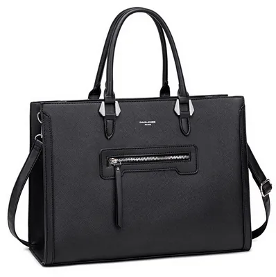 Produktbild von David Jones - Damen Business Handtasche - Große Henkeltasche Kunstleder - Arbeit B