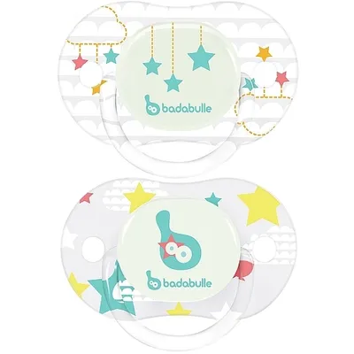 Produktbild von Badabulle B011011 6-12 Silikon-Schnuller, BPA-frei