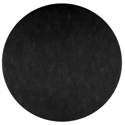 Produktbild von 50 runde Tischsets schwarz Vlies Ø 34 cm Einweg Platzsets