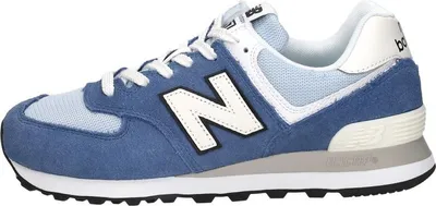 Obrázek produktu pro New Balance 574 Wildleder Trainer, Blau 42,5 EU
