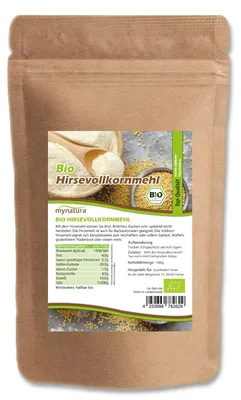 Produktbild von Mynatura  Hirsemehl – Glutenfrei - im Beutel ab 1kg - 1 Beutel