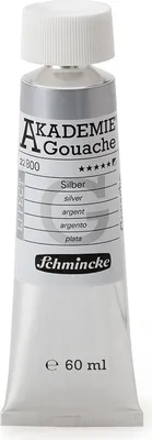 Produktbild von Schmincke AKADEMIE Gouache Silber 60ml 22 800 011 *** AktionsArtikel