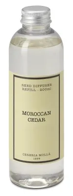 Produktbild von Cereria Molla 1899 Reed Diffuser Nachfüllpackung Marokkanische Zeder 200ml
