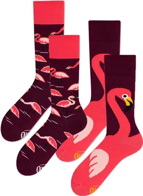 Produktbild von Many Mornings uni sokken Pink Flamingo