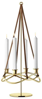 Zdjęcie produktu dla Georg Jensen, nakładka sezonowa do świecznika, pokryta 18-karatowym złotem, stal nierdzewna, numer modelu: 3586517