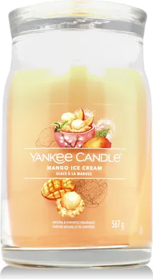 Productafbeelding van Yankee Candle Signature, cilinderkaars, sinaasappel, mango, vanille, brandduur 90 uur, 1 stuk