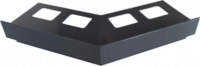 Produktbild von Renoplast Aluminium Traufprofil K35 Keramikboden, Außenecke 135°, Grau