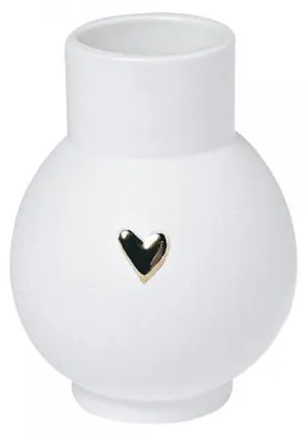Produktbild von Räder Design Vase Herz Gold Mini (6,7x9cm)