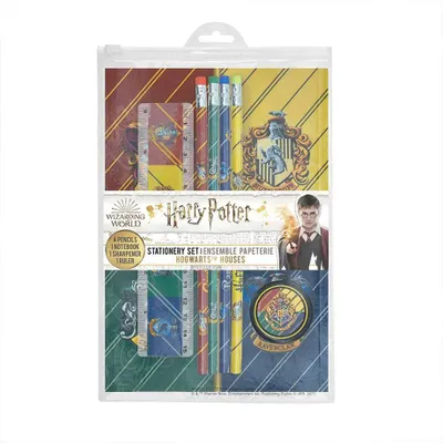 Immagine prodotto di Harry Potter set di scrittura 6 pezzi Case di Hogwarts
