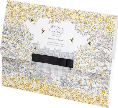 Produktbild von Woods of Windsor 5 Bögen Schrankpapier Bergamot & Neroli
