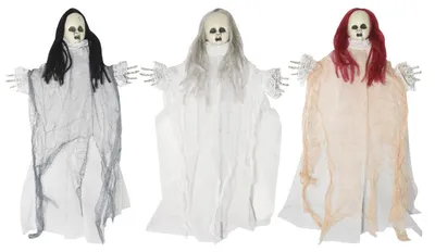 Produktbild von Unheimliche Geisterpuppe im Fetzenkleid Hängefigur