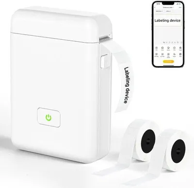 Obrázek produktu pro Přenosná Bluetooth tiskárna štítků s rolí samolepicí pásky