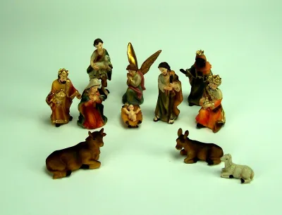 Produktbild von Stimmungsvolle Krippenfiguren 12-tlg., ca. 7 cm, K 181