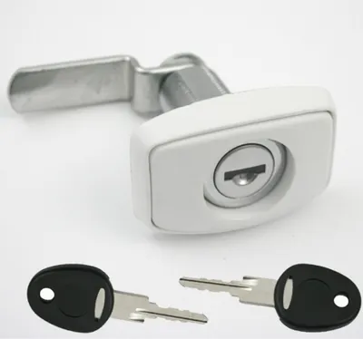 Immagine prodotto di Serratura a ribalta Serratura di servizio a ribalta per gas caravan camper caravan bianco 56 x 38 mm