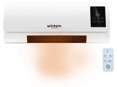 Productafbeelding van Avilia elektrische wandconvector met een handige afstandsbediening en een intuïtieve bediening