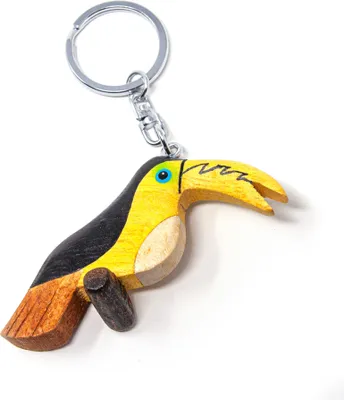 Produktbild von Schlüsselanhänger aus Holz - Tukan