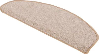 Produktbild von Trend Schlinge Stufenmatte Einfarbig (halbrund), Größe / Ausführung / Menge:18x56 cm (halbrund)  1 Stck., Farbe:Beige