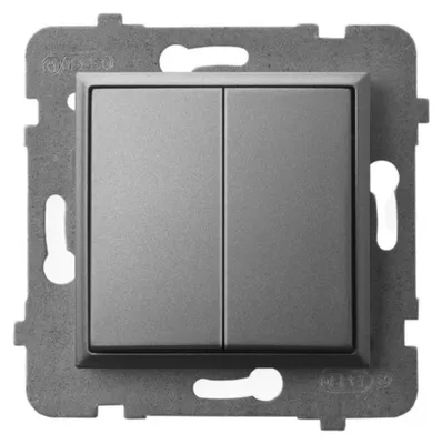Immagine prodotto di Ospel ŁP-2U/m/70, Grigio, IP20, 250 V, 10 A, 71 mm, 40 mm