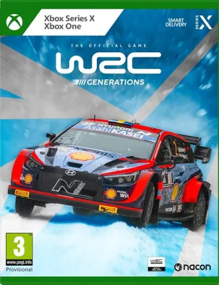 Obrázek produktu pro NACON WRC Generations, Xbox Series X, Režim multiplayer, E (bez omezení)
