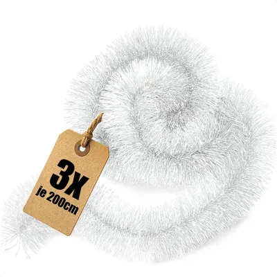 Imagen del producto de Corona navideña de 600 cm - 3 coronas de 200 cm cada una, ideales para decorar