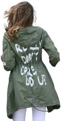 Productafbeelding van Oversized Groene Cargojas voor Dames met Gedurfde Print