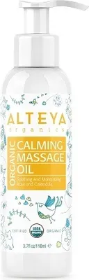 Obrázok produktu pre Alteya Organický upokojujúci masážny olej pre deti a bábätká 110 ml s certifikátom USDA pre mimoriadne citlivú pokožku - upokojujúci a hydratačný