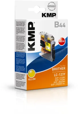 Obrázek produktu pro KMP LC123Y, Žlutá, Inkoust na pigmentové bázi, 1 kusů