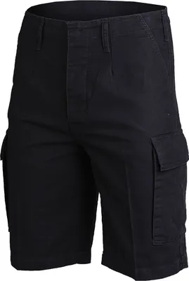 Produktbild von BW Bermuda Moleskin washed schwarz, XL
