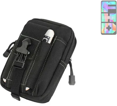 Produktbild von K-S-Trade Gürtel Tasche kompatibel mit Infinix Hot 11 2022 Gürteltasche Holster Schutz Hülle Handy Hülle Smartphone outdoor Handy-Hülle schwarz