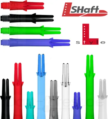 Image de L-Style L Tiges Noir Droit 330 Medium Tiges de Darts